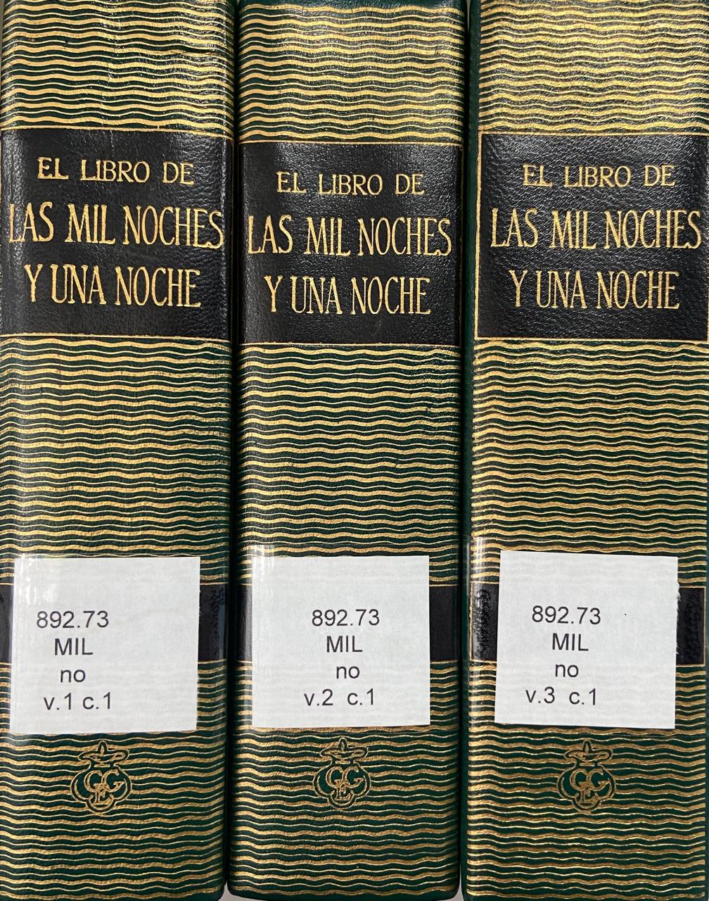 El libro de las mil noches y una noche : texto completo no expurgado, conforme a la traducción directa y literal del árabe por el doctor J.C. Mardruz ; con ilustraciones de Salvador Bartolozzi